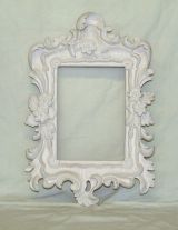 Rokokový rámeček, křídový podklad